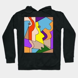 Cubist geometry 33 Hoodie